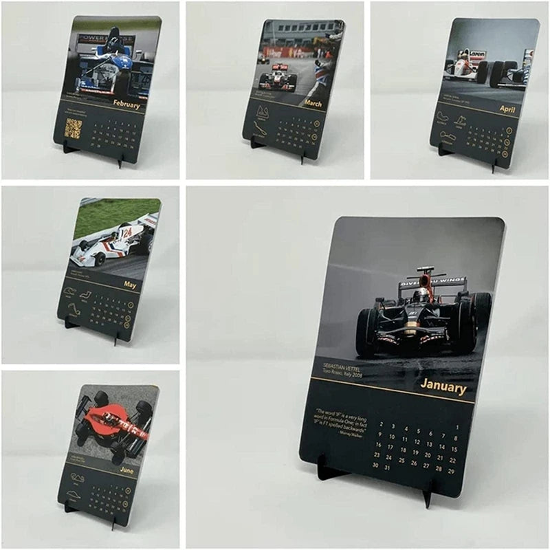 F1 Racing Decorative Calendar 2024