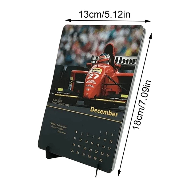 F1 Racing Decorative Calendar 2024